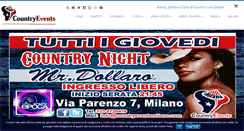 Desktop Screenshot of countryeventsmilano.com