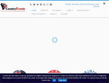 Tablet Screenshot of countryeventsmilano.com
